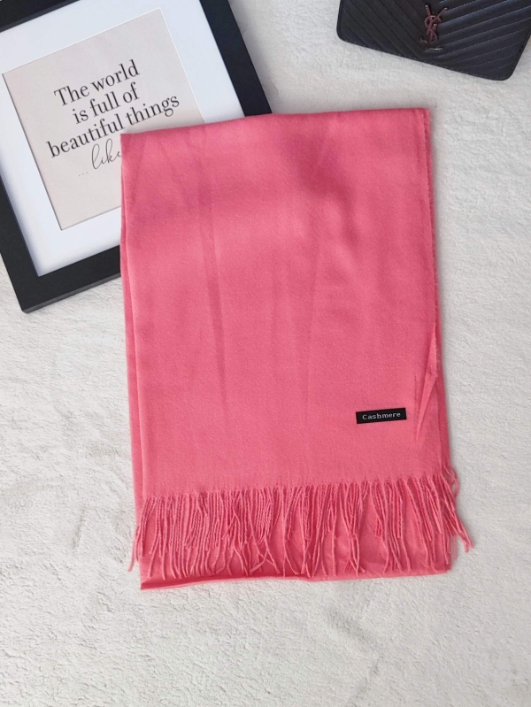 Розов кашмирен шал 