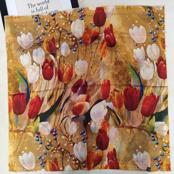 Двулицев дамски шал - кърпа