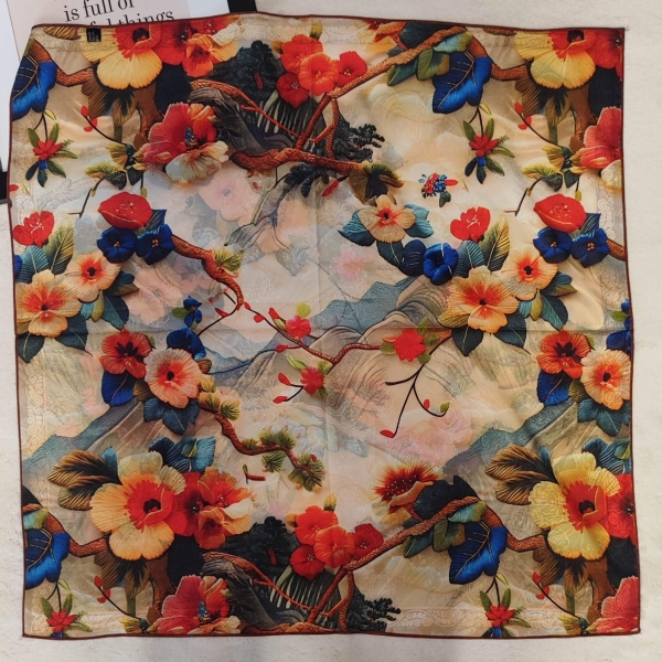 Двулицев дамски шал - кърпа