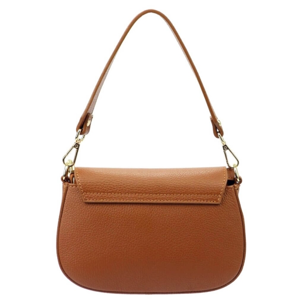 Италианска Кафява чанта Vera Pelle | Естествена кожа | Unique Fashion