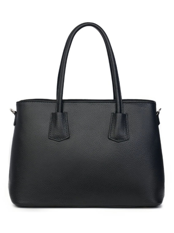 Голяма кожена чанта Vera Pelle, изглед отзад