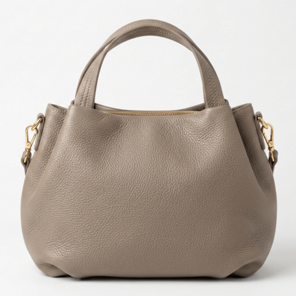​Italian genuine leather bag Vera Pelle | Beige | Unique Fashion