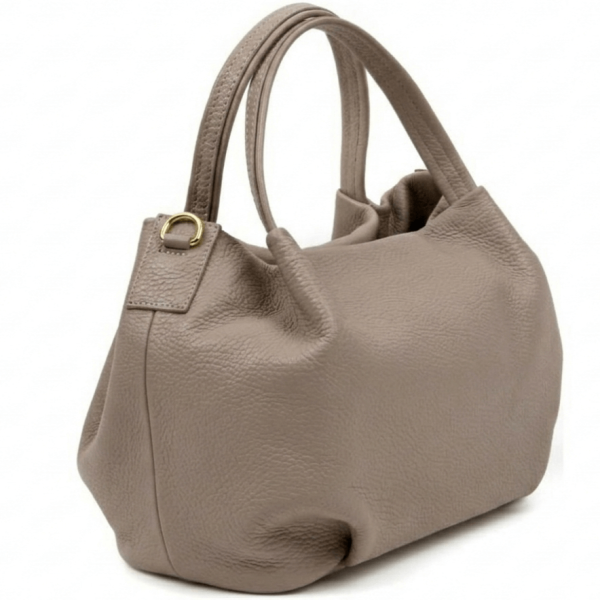 ​Italian genuine leather bag Vera Pelle | Beige | Unique Fashion