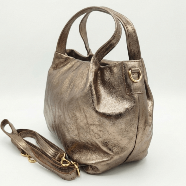 Golden shoulder bag from Unique Fashion