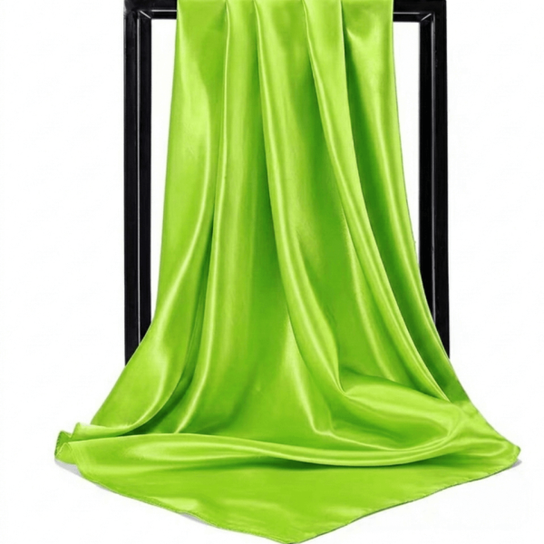 Satin viscose women's towel 70/70 cm | Unique Fashion