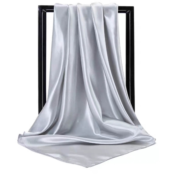 Satin viscose women's towel 70/70 cm | Unique Fashion