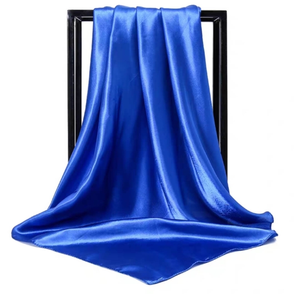 Satin viscose women's towel 70/70 cm | Unique Fashion
