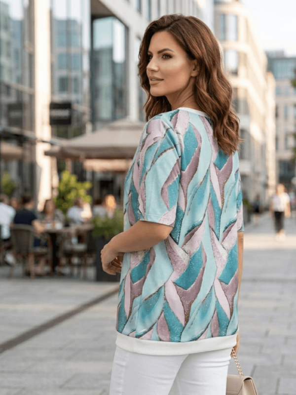 Дамска полска макси туника от вискоза