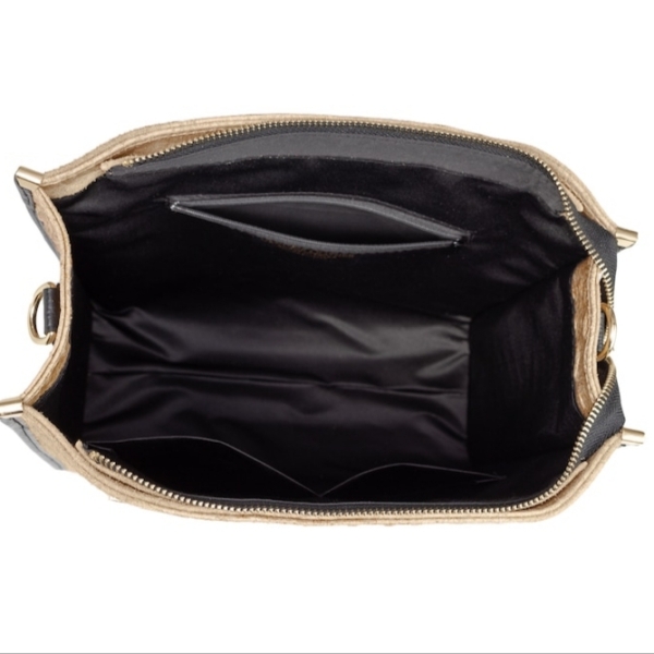 Luxury women's leather handbag with a crocodile pattern and gold-tone details.
